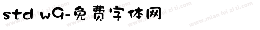 std w9字体转换